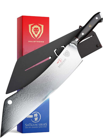 The Cooking Guild x MenWithThePot Professional Cleaver Knife - 7.4 Butcher  Knife Made of German Stainless Steel - Rust-Resistant Chopping Knife Heavy