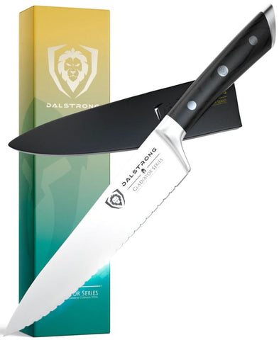 Serrated Chef Knife 7.5" Gladiator Series | NSF Certified