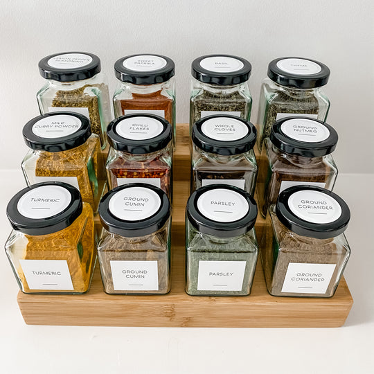 Spice Jar Labels Online Australia Wide Pretty Pantry Labels