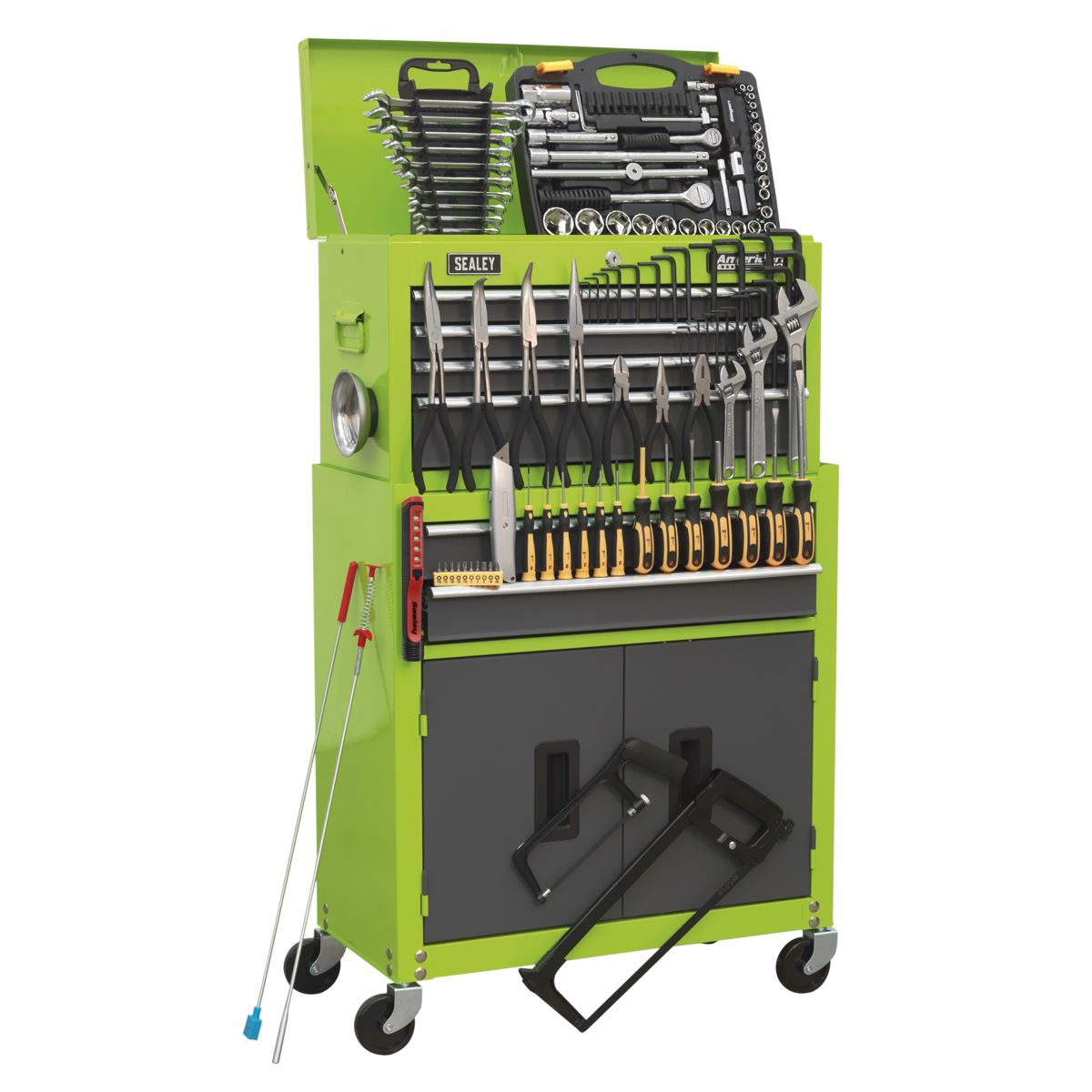 Topchest/Rollcab Combo & 170pc Tool Kit, AP2200COMBOCP