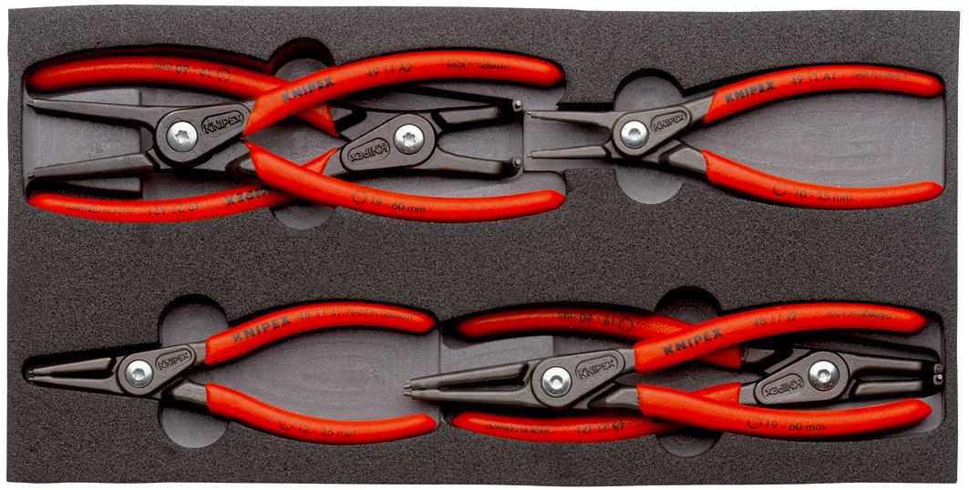 Knipex Precision Circlip Plier Set 4 Piece for Internal and External C