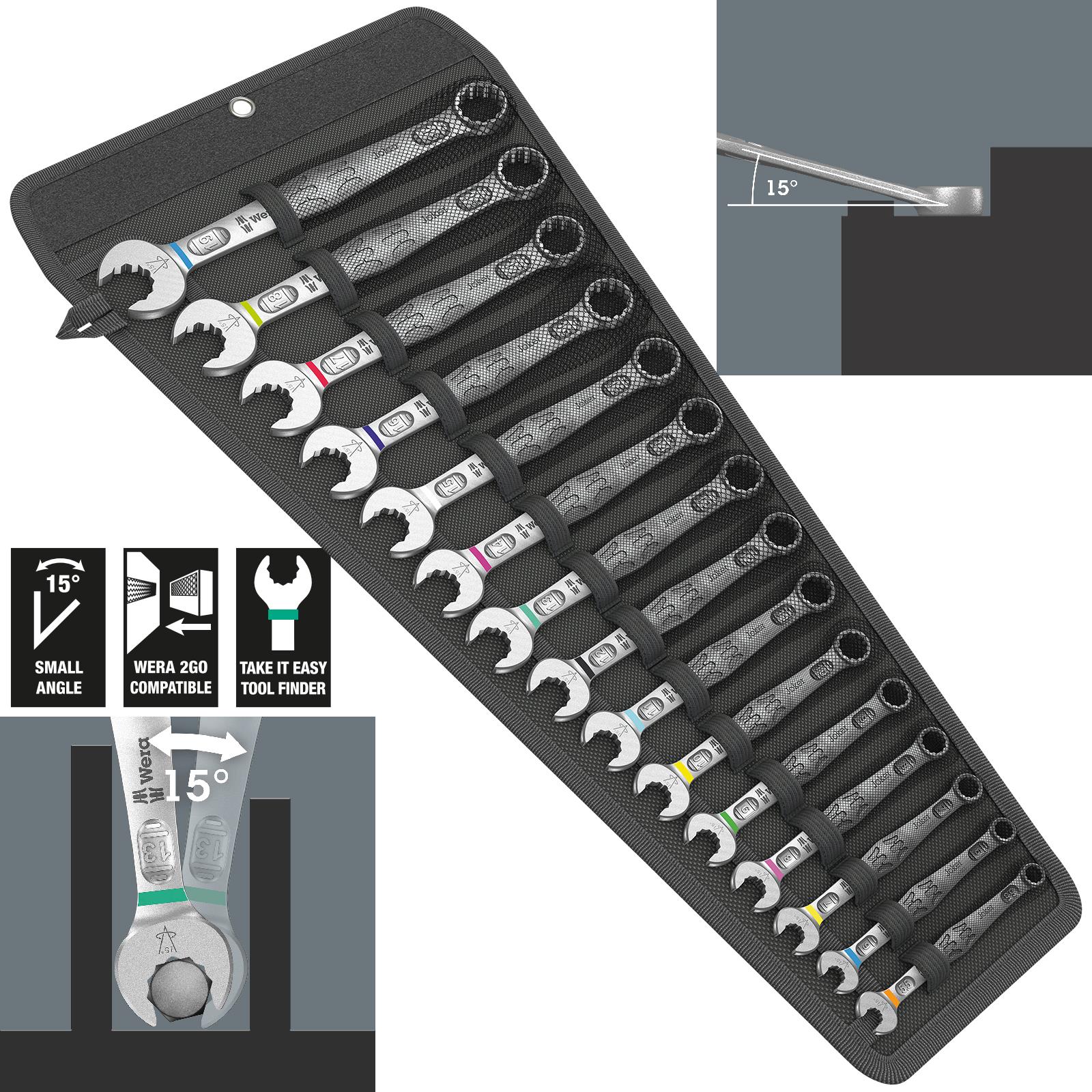 Wera Individual 6002 Joker Double Open End Spanner Wrench Metric 10-32mm