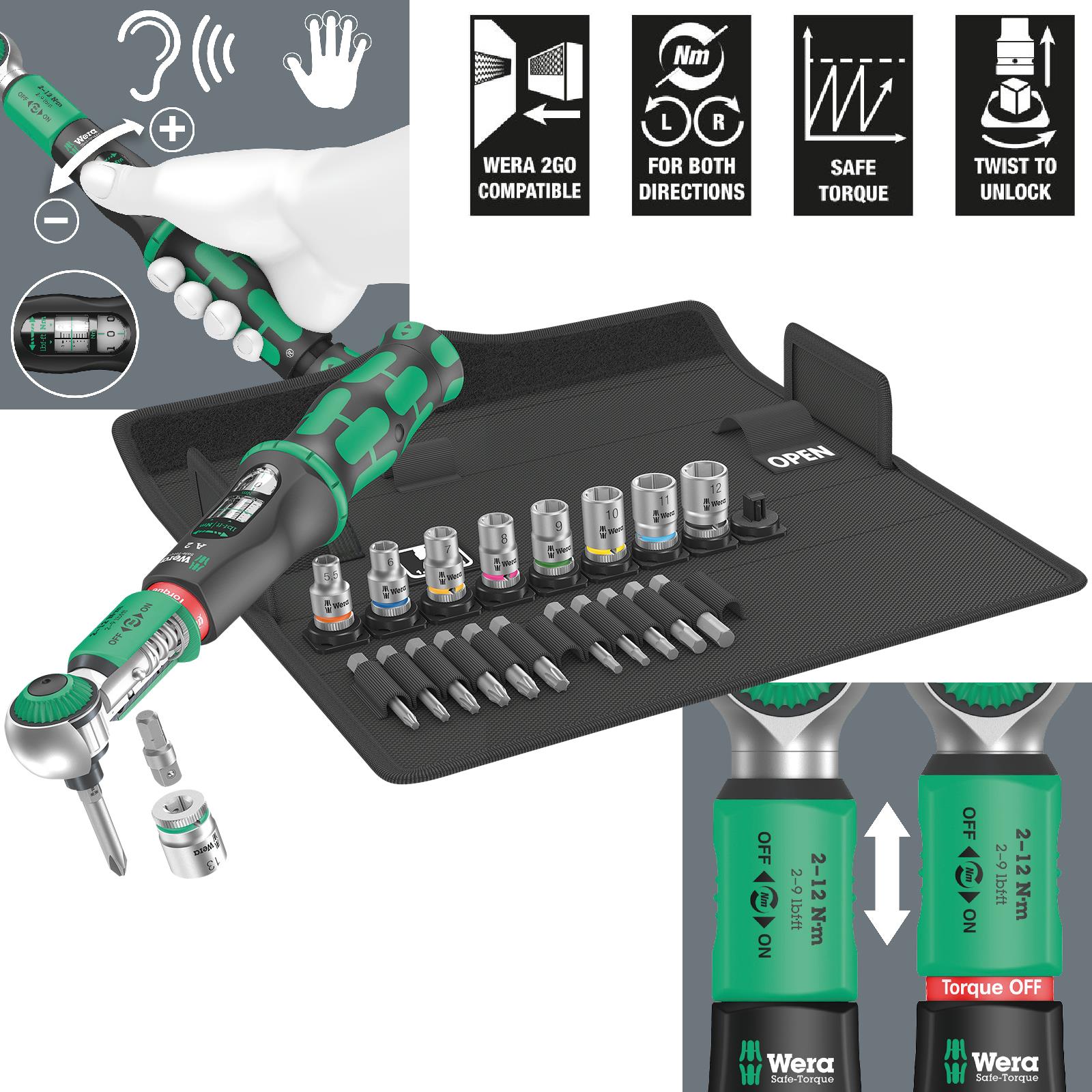 Review: Wera Tools Safe-Torque A 2 Wrench Set 2-12 Nm 1/4 Hex 23pc