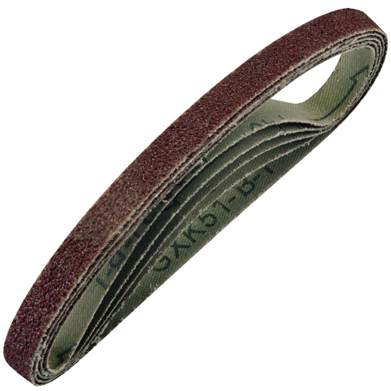 Silverline 5 Piece Aluminium Oxide Sanding Belts