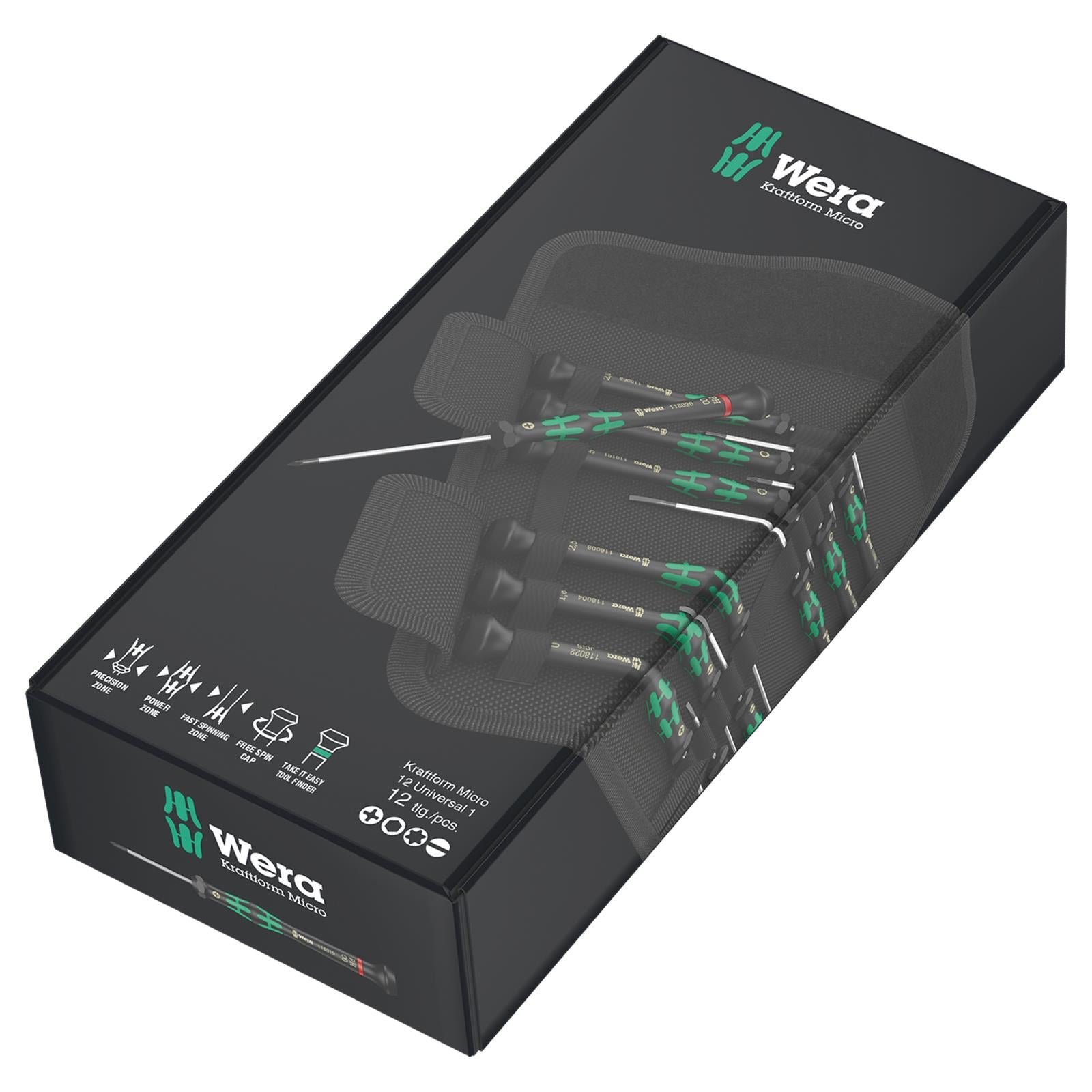 Kraftform Micro Big Pack 2 Juego de destornilladores para para trabajos  electrónicos, 29 piezas