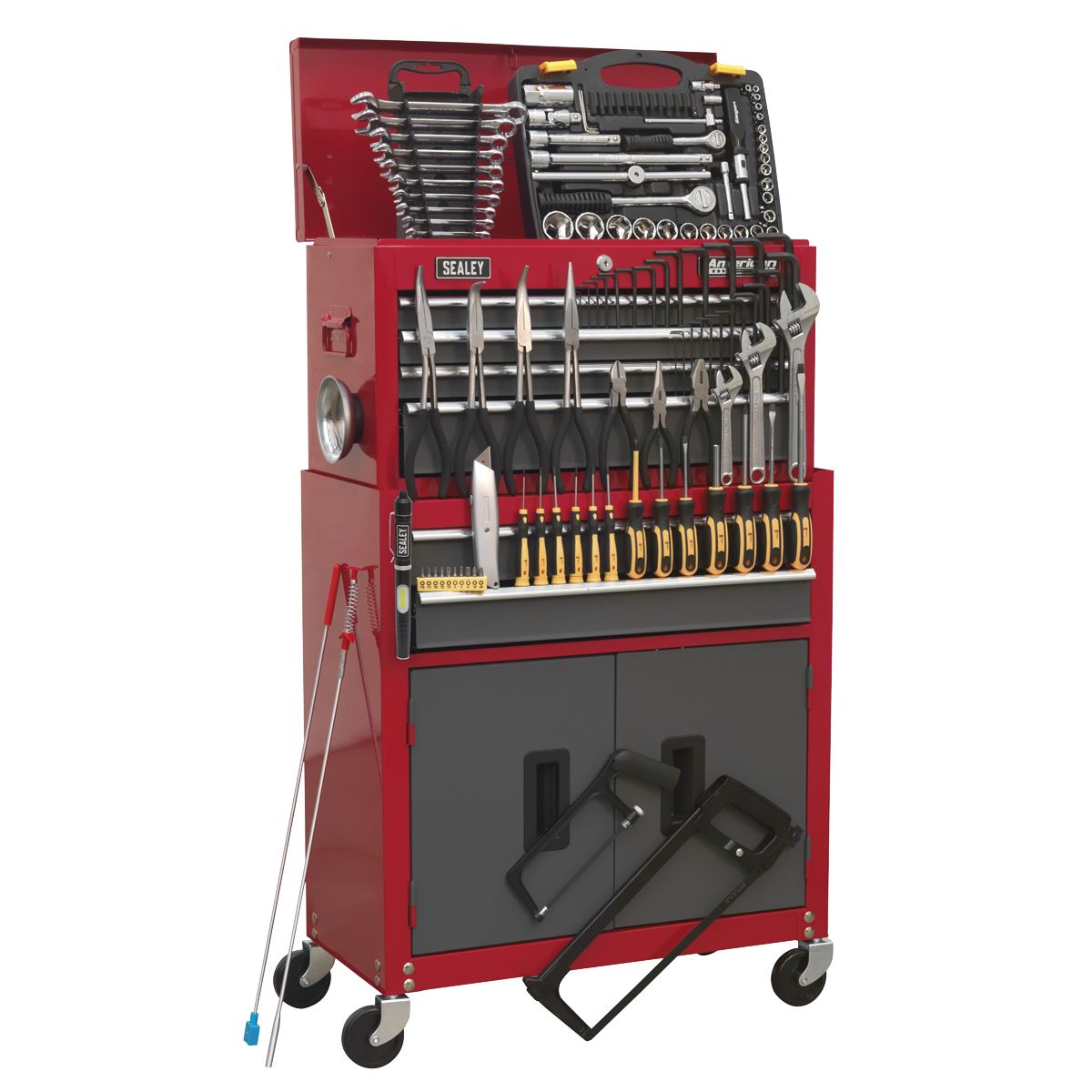 Topchest/Rollcab Combo & 170pc Tool Kit, AP2200COMBOCP