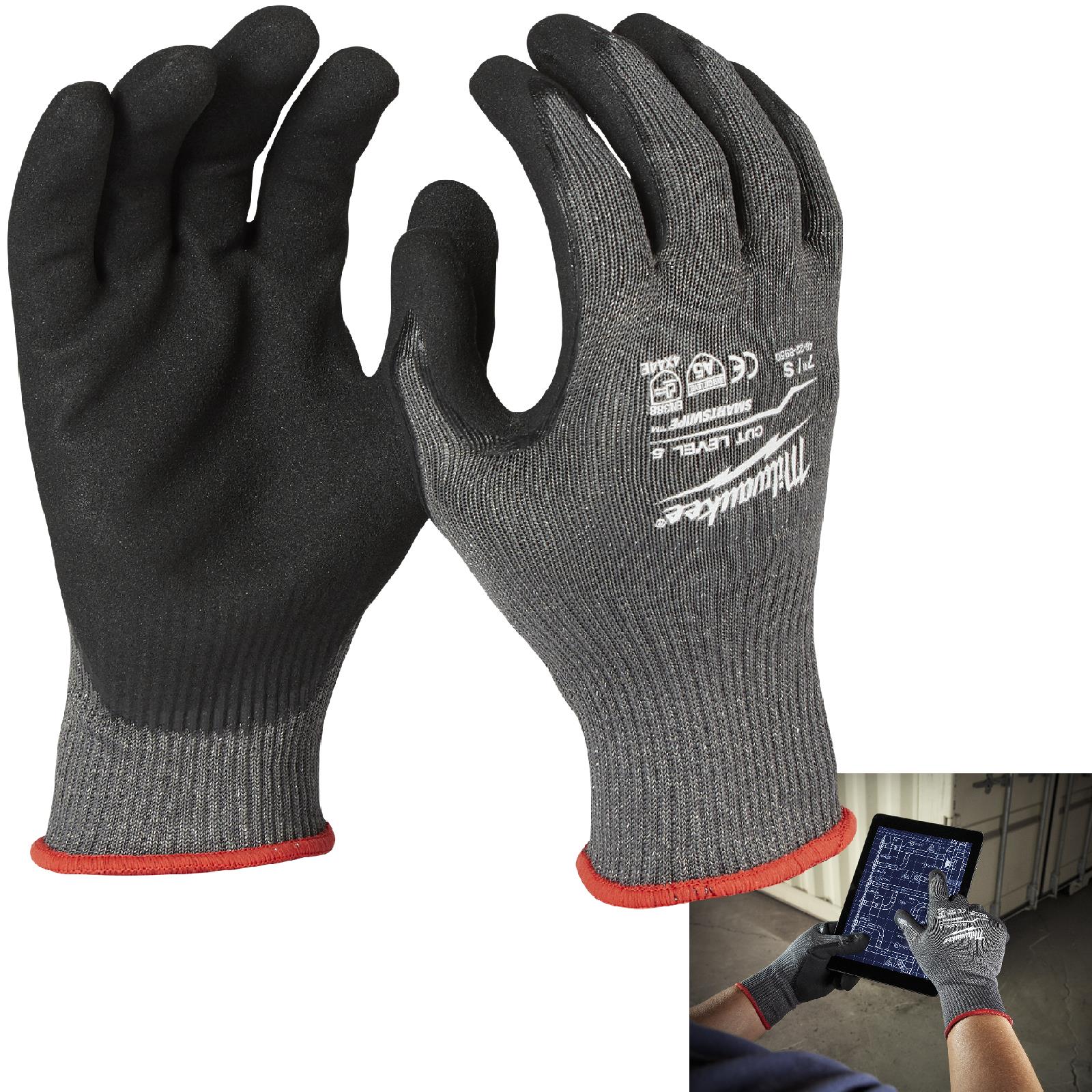 Milwaukee 48-22-8902 Cut Level 1 Large Nitrile Dipped Glove