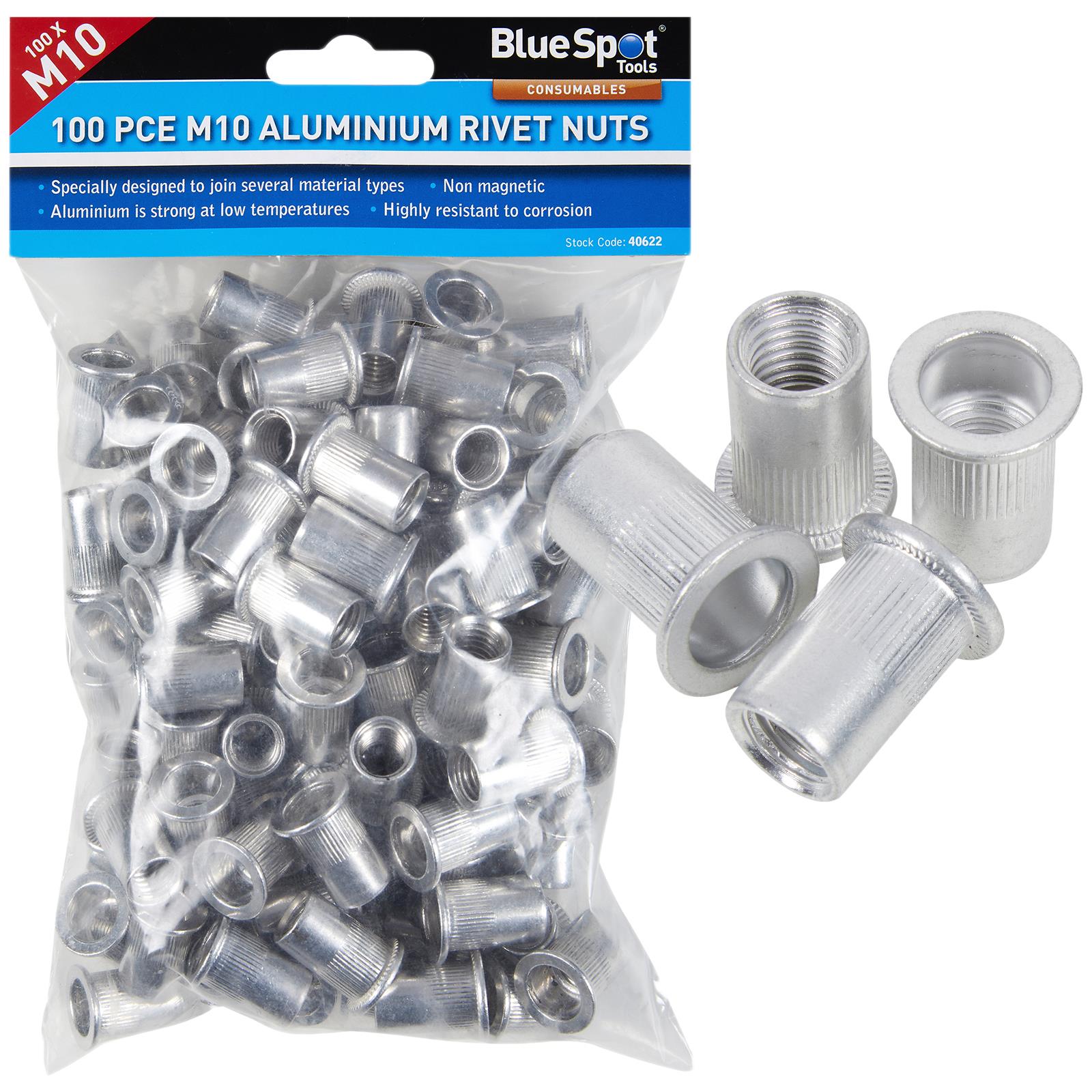 86pcs - set M3-M8 Écrou aveugle Rivet Fileté Insert et Rivet GunTool Rivnut  Nutsert Rivetage Kit-LAV