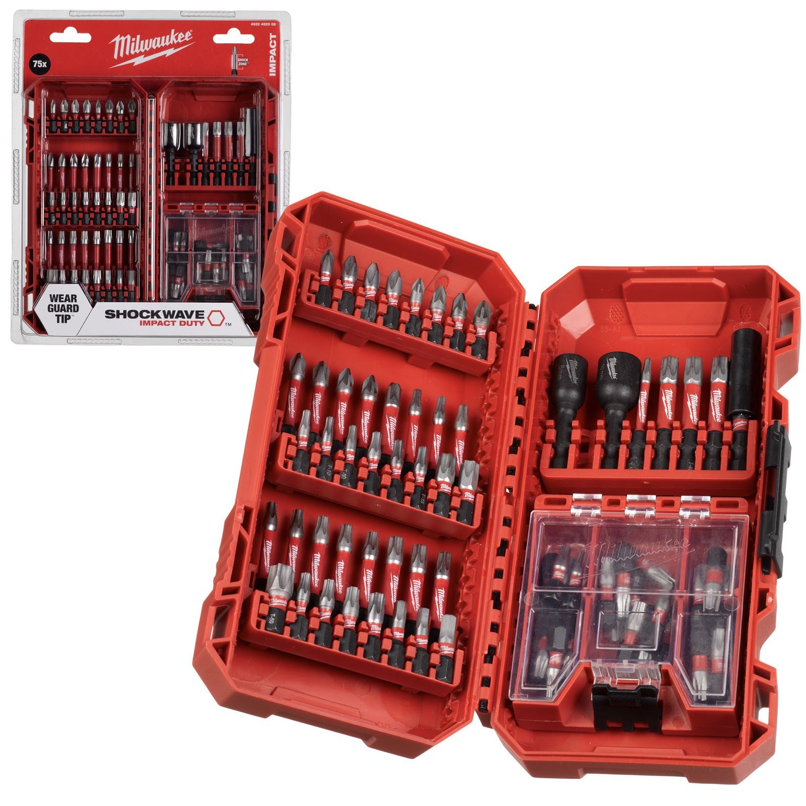 Milwaukee 35 Piece SHOCKWAVE Driver Bit Set - 'TradeTools