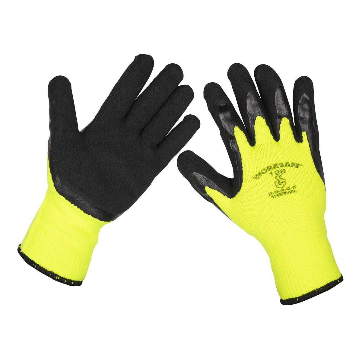 WORKSafe® PVC PALM PADDED GLOVES - WORKSafe