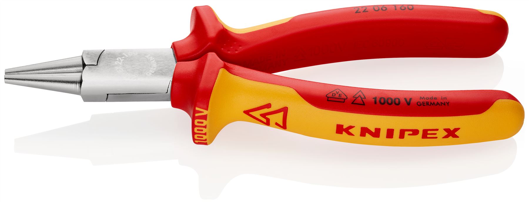 KNIPEX 08 26 185 Alicates universales puntiagudos VDE