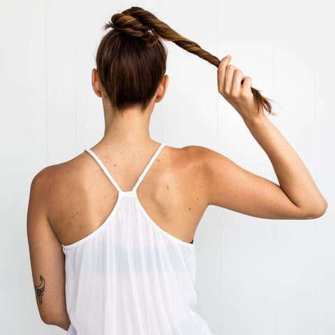 Messy Bun Using Hair Extensions