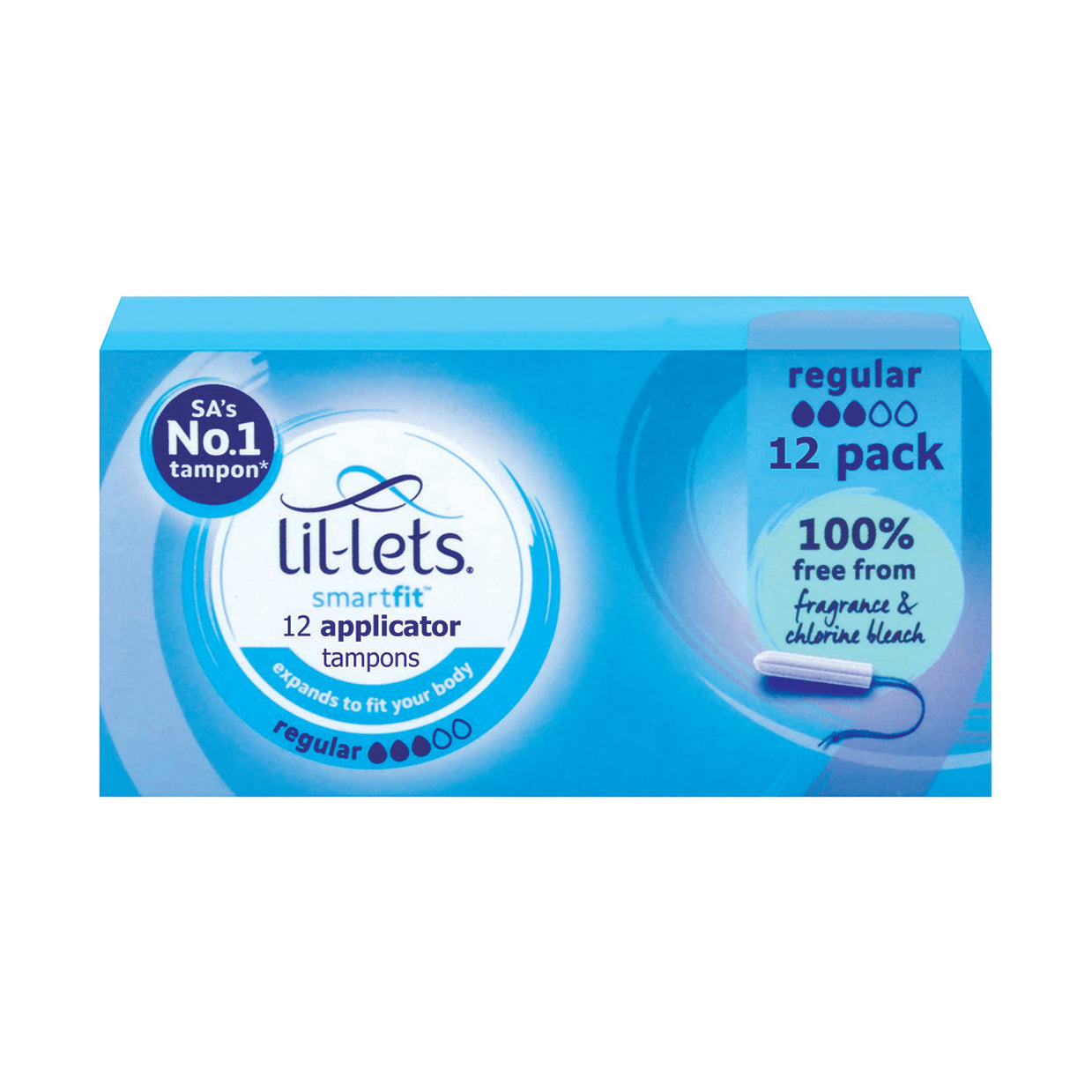 LilLets Applicator Tampons Regular 12 Tampons Med365