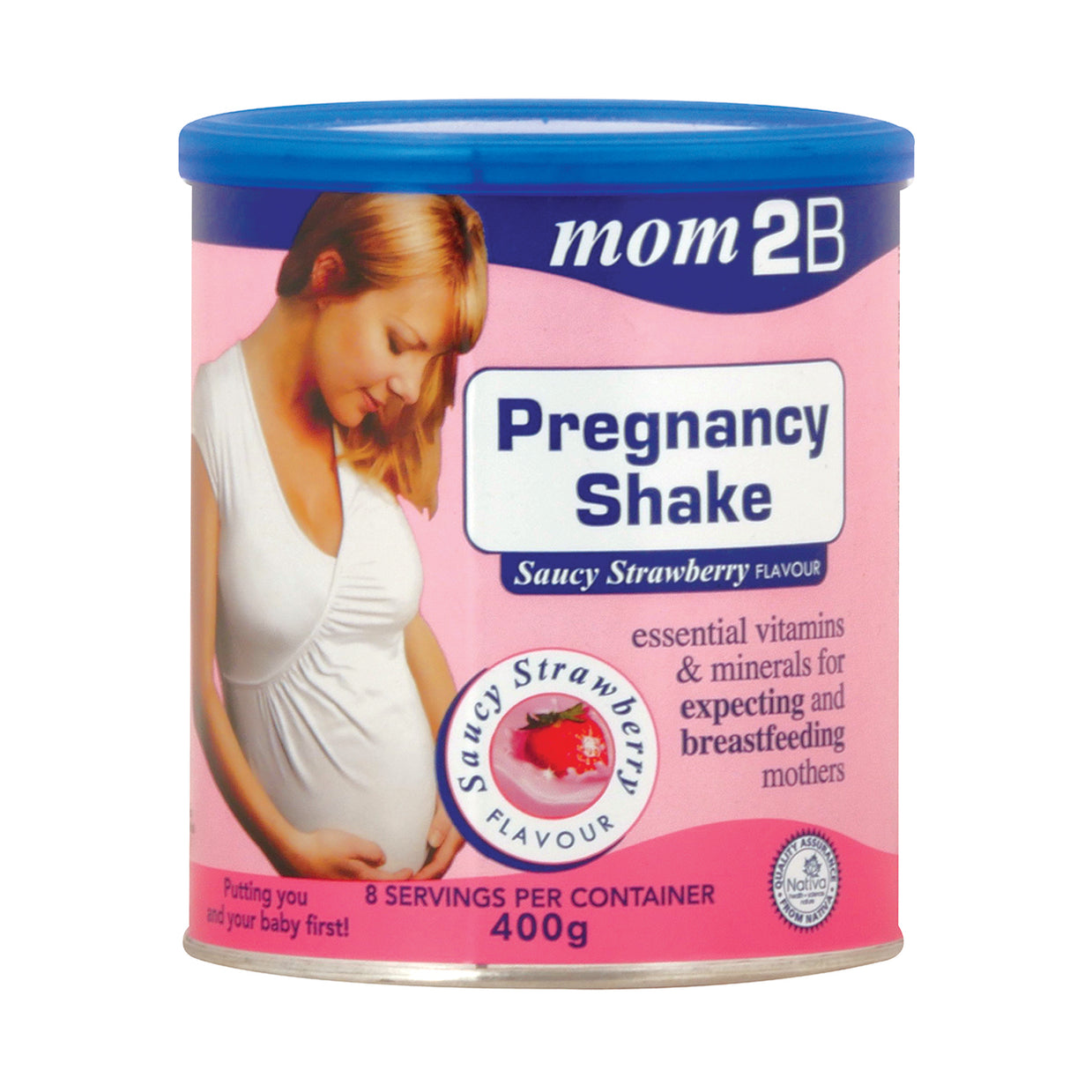 Mom2B Shake Strawberry 400g - Med365