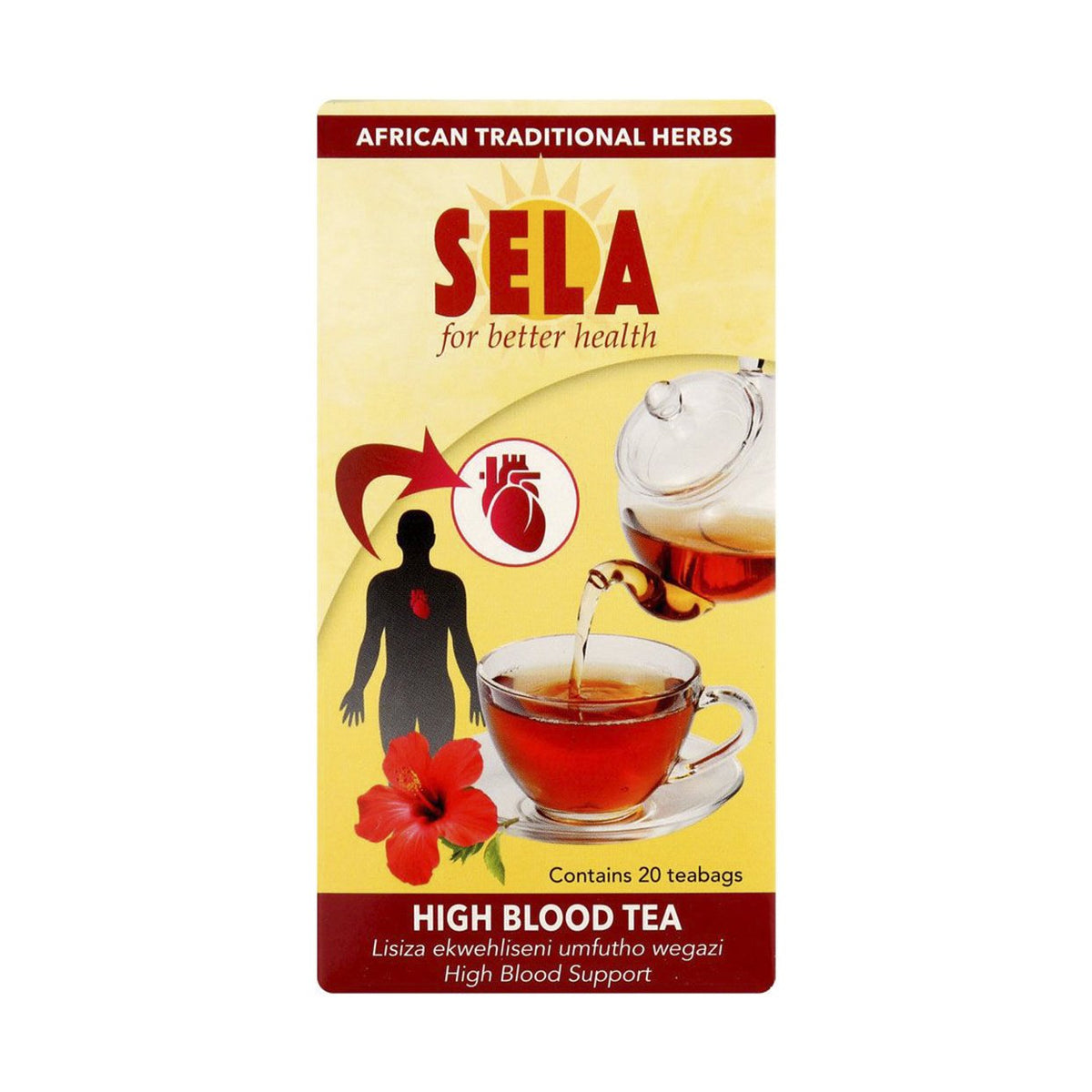 Sela Tea High Blood 20 Teabags Med365