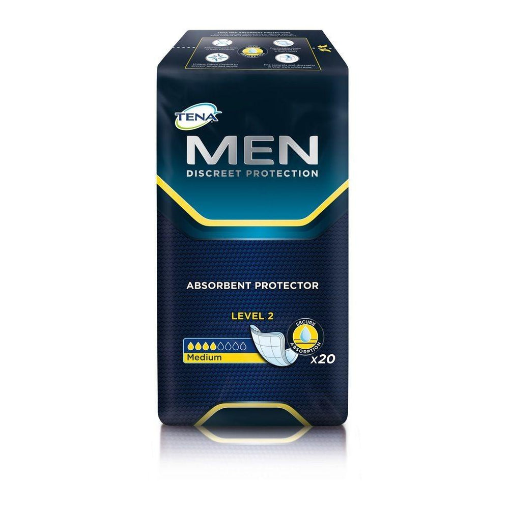 Tena Men Discreet Protection Medium Level 2 20 Protectors - Med365