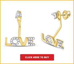 CZ I Love You Heart Pendant