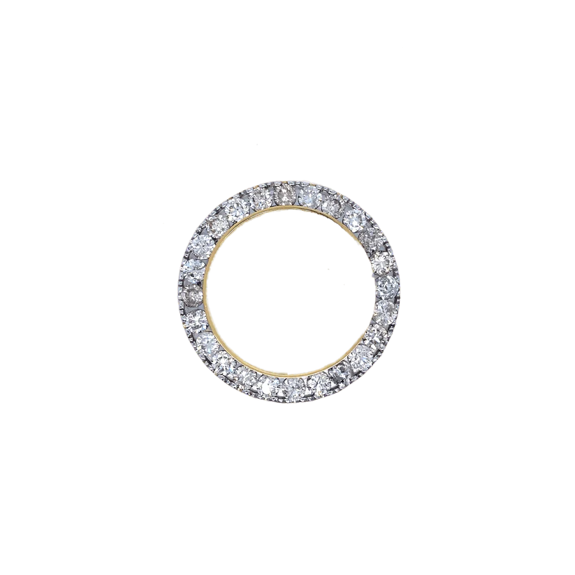 For Rolex 36mm 9.00ct Gold Plating Diamond Bezel