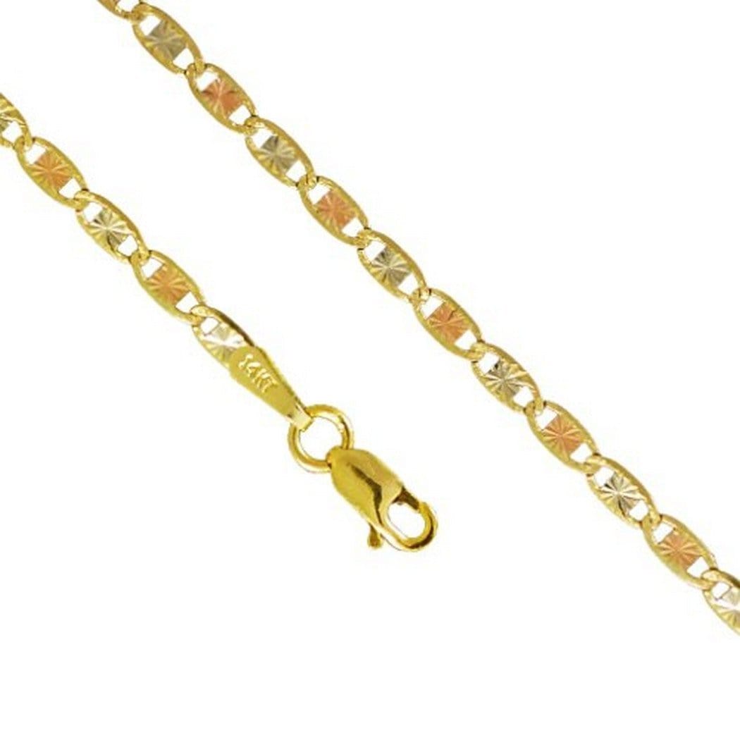 tri color gucci link chain