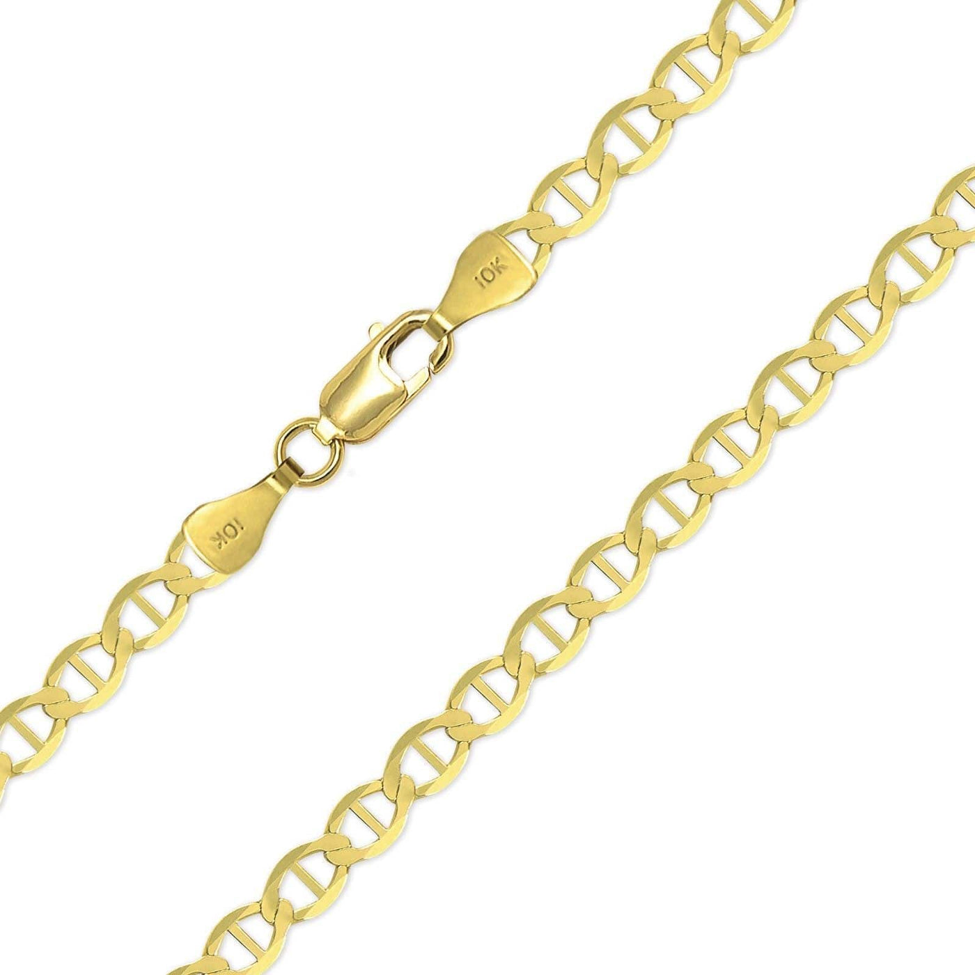 7.5MM 10K Yellow Gold Mariner Link Chain – Jawa Jewelers