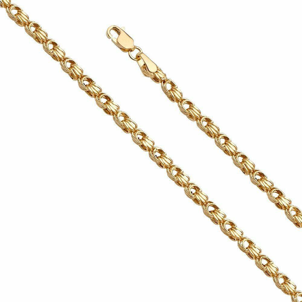 Buy Solid Gold Byzantine Chains – Jawa Jewelers