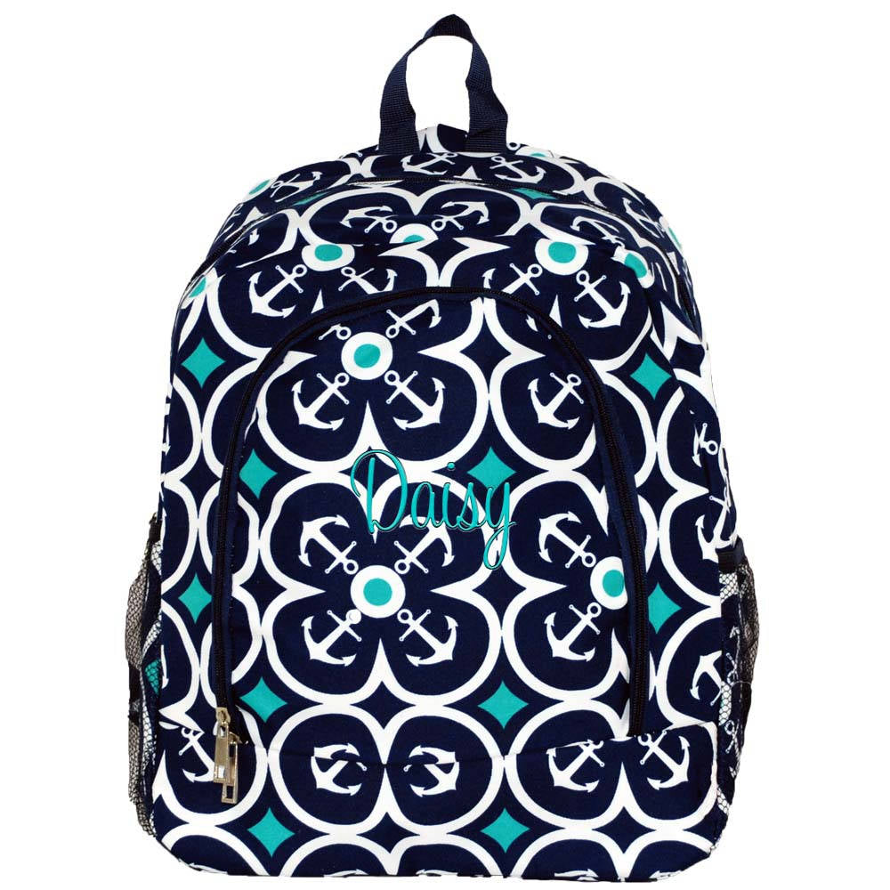 Navy Anchor Backpack – Ana Claires