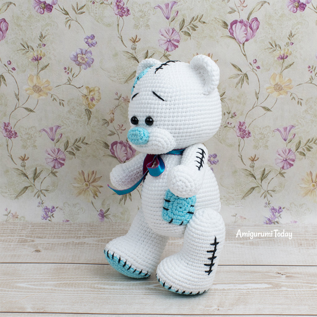 Teddy Bear crochet pattern - printable PDF – Amigurumi Today Shop