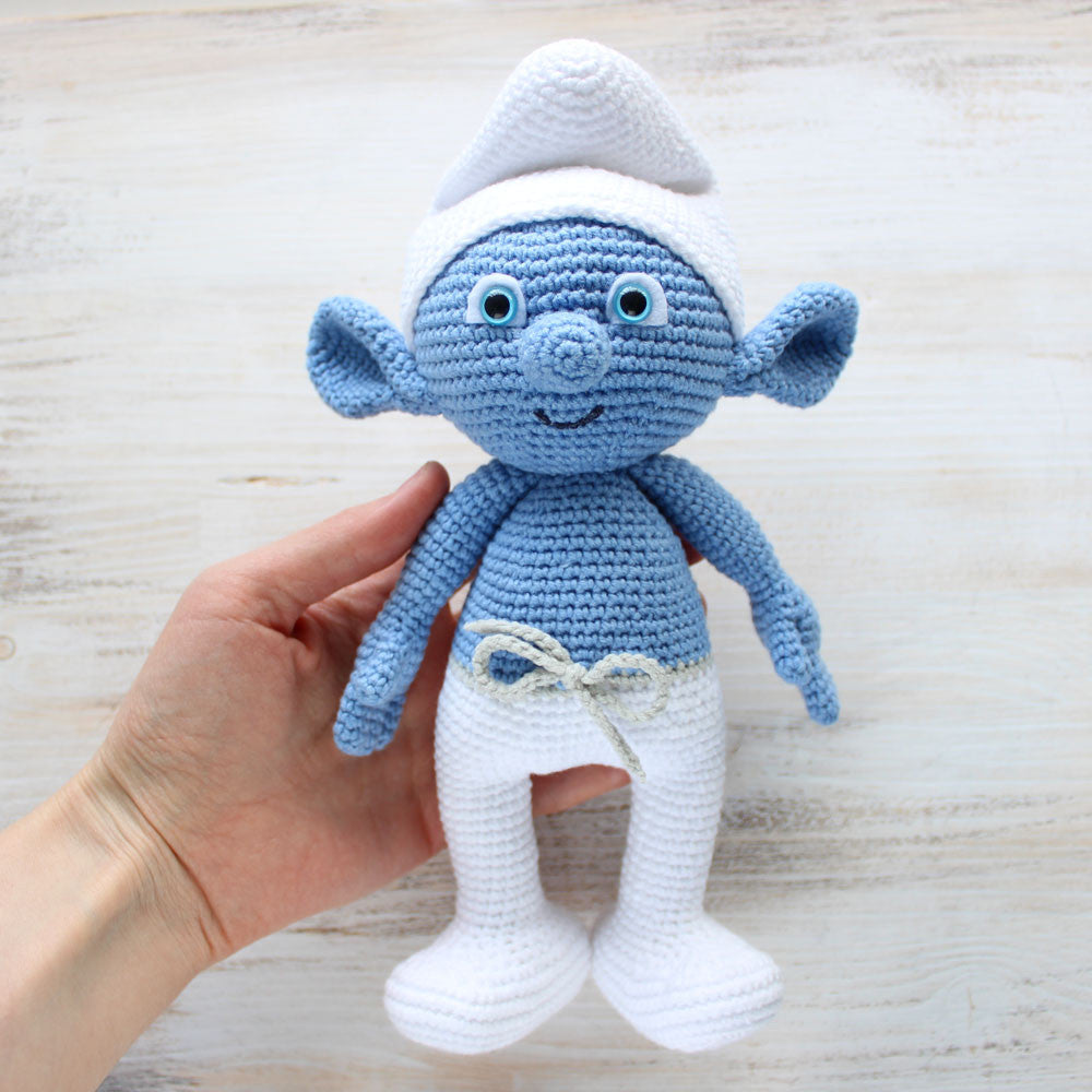 Crochet Smurf amigurumi pattern printable PDF Amigurumi Today Shop