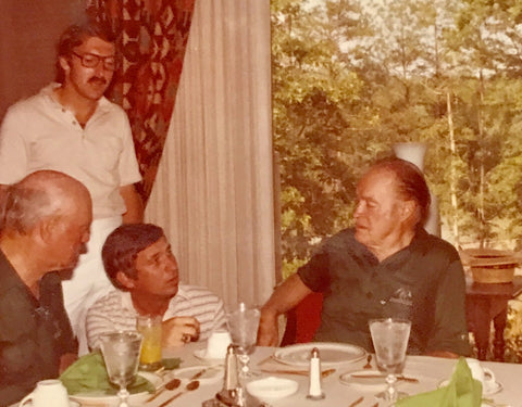 Comedic legend Bob Hope speaking with Otey the third about his classic putters