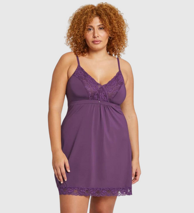 Modal Bust Support Chemise in Mesa Rose