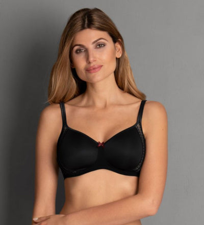 Corin Gisele Seamless Soft Moulded Cup Bra Black