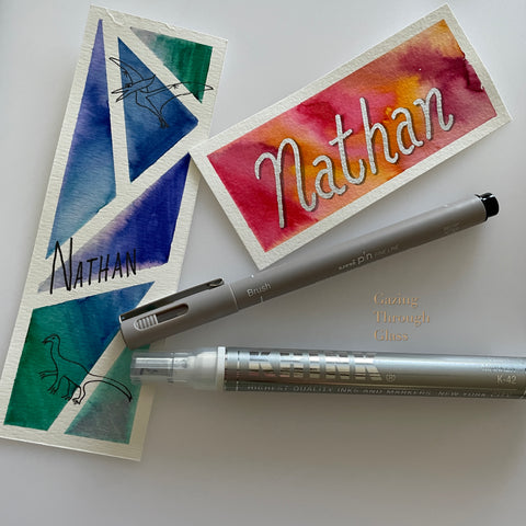 Watercolor Bookmark Projects