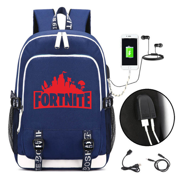 Fortnite School Backpack With Usb Charging Port And Headphone Jack - fortnite school backpack with usb charging port and headphone jack for girls and boys bolddiscount