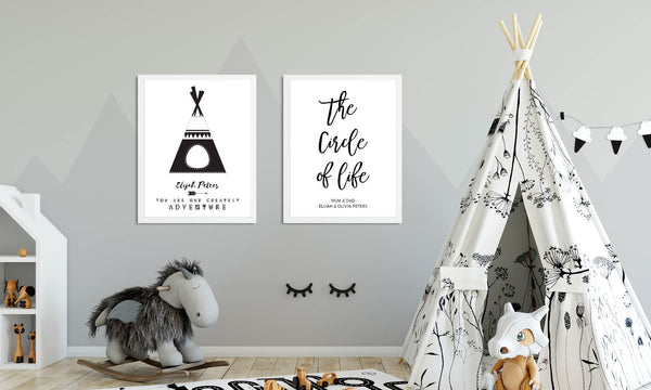 personalised children's bedroom prints – couture moments