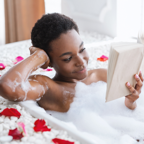 Make Time For A Bath & Book For Self Care