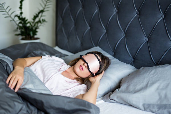 Woman Sleeping With Eye Mask