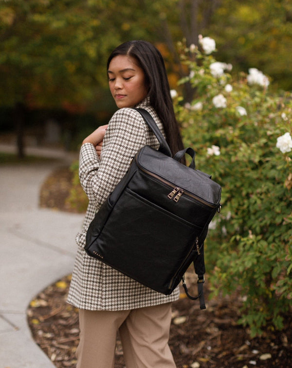 Leather Diaper Bags - Vegan & Full Grain Leather | Azaria