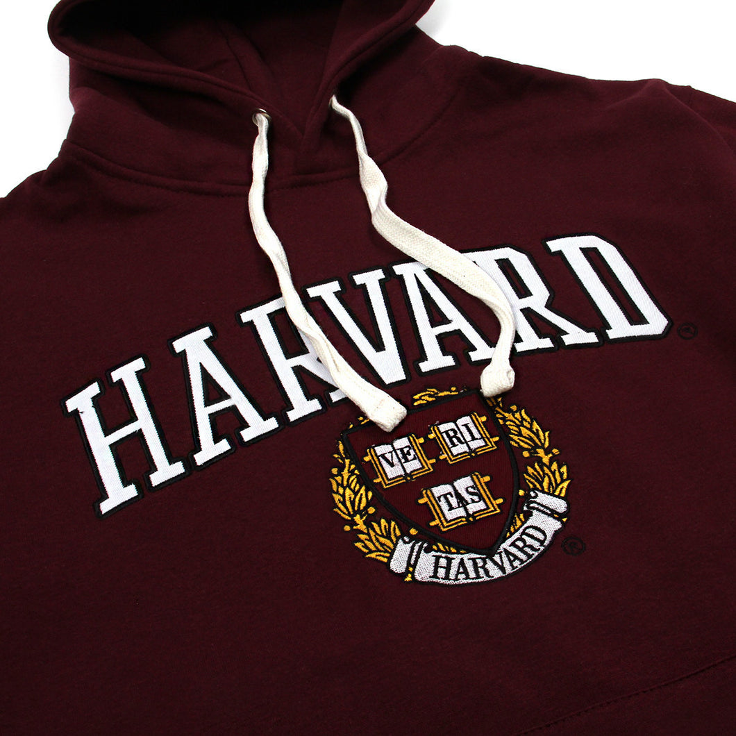 white harvard hoodie