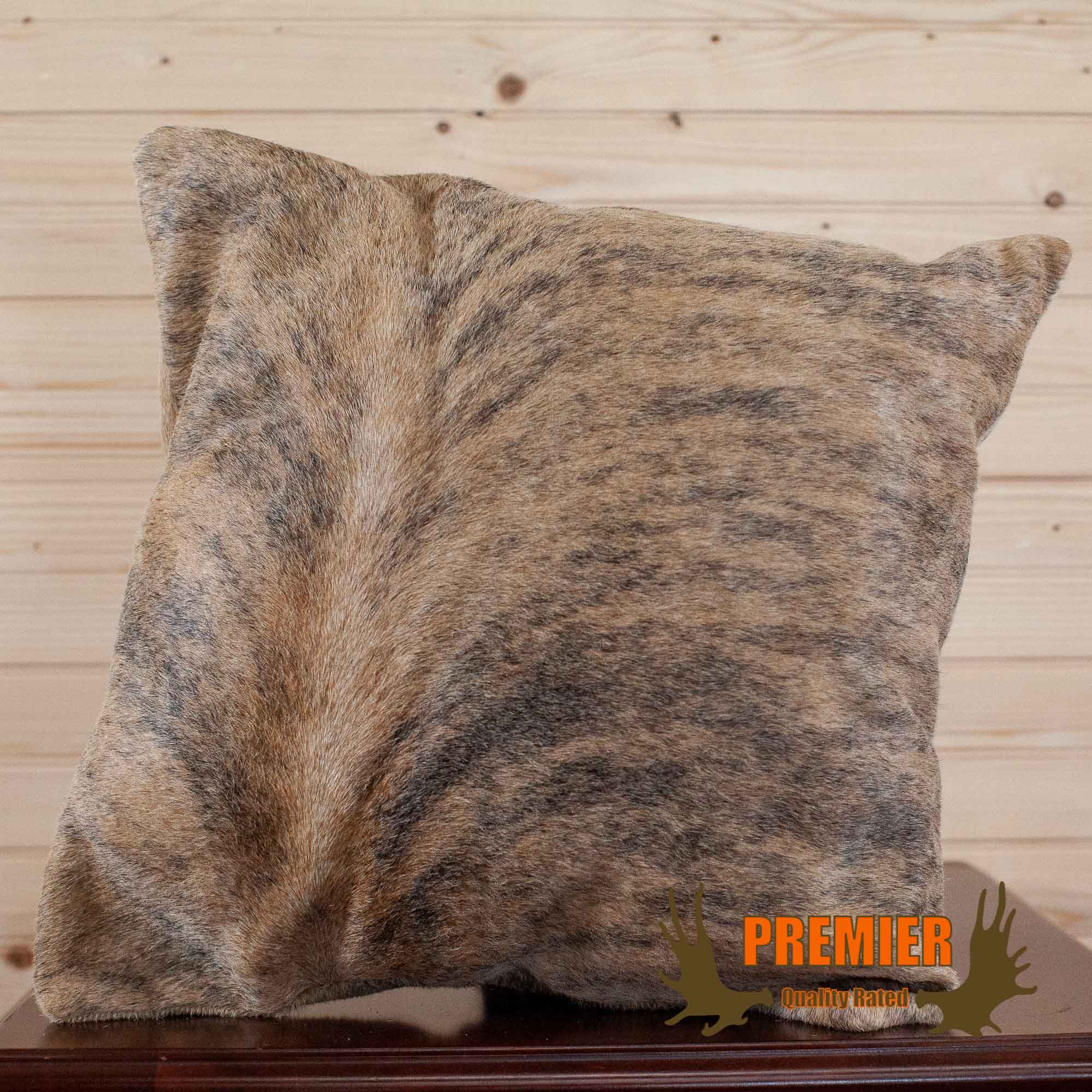 Authentic Cowhide Brindle Pillow Sw10032 Safariworks Decor