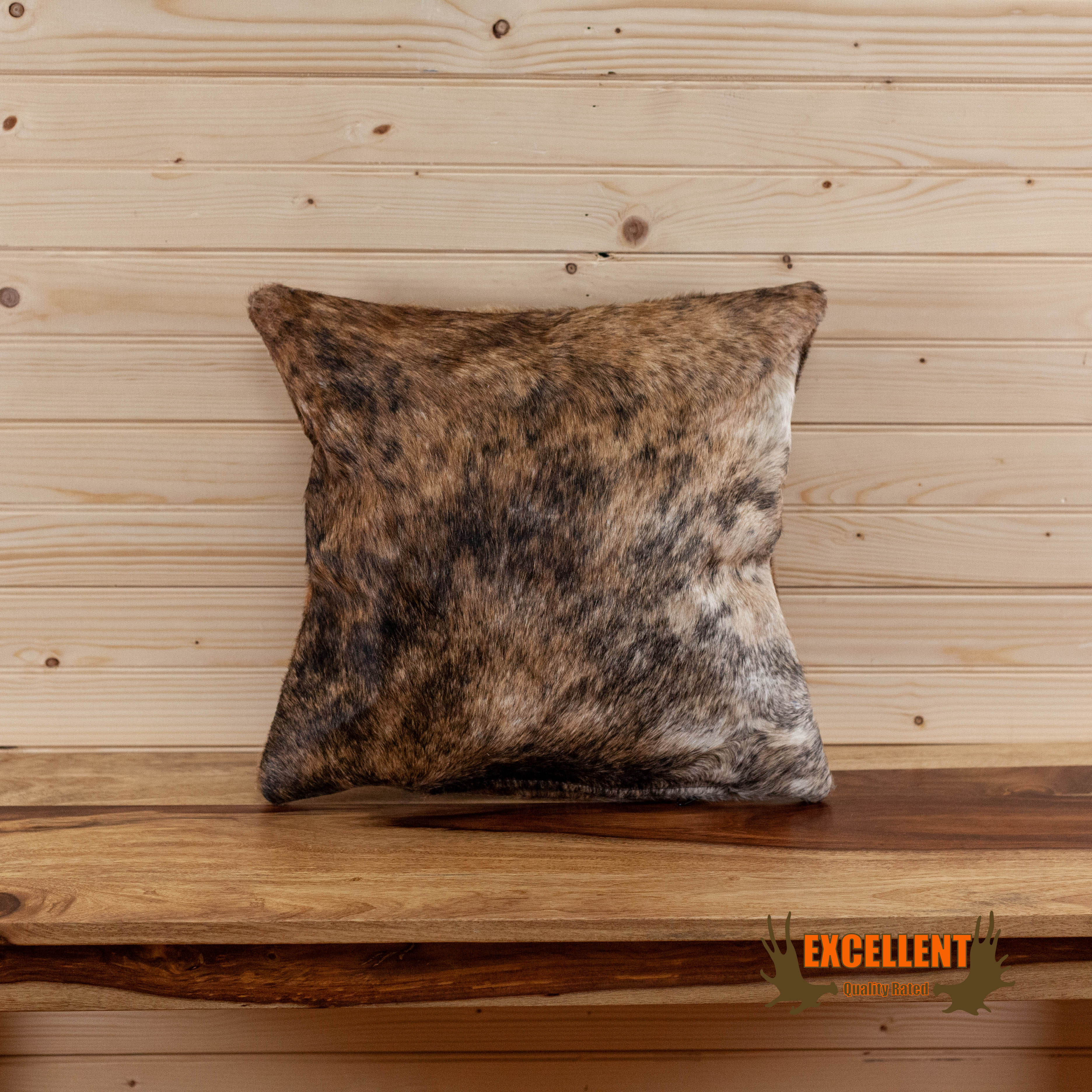 Brand New Authentic Cowhide Accent Pillow Sw10374 Safariworks Decor
