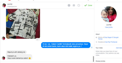 Testimoni Baju Adem Cantik