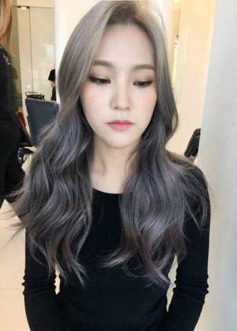 Silver Blonde warna rambut pirang