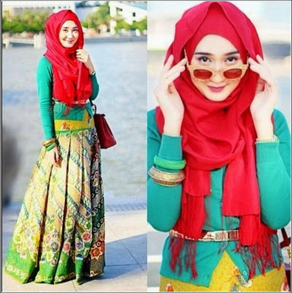 Perpaduan Warna Gamis Yg Bagus