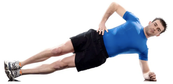 gerakan side plank