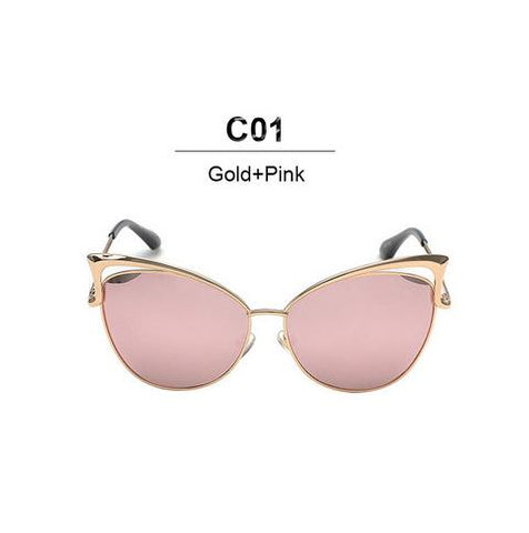  Kacamata  Wanita  Cat Eye Luxury Sunglasses Brand  Designer 