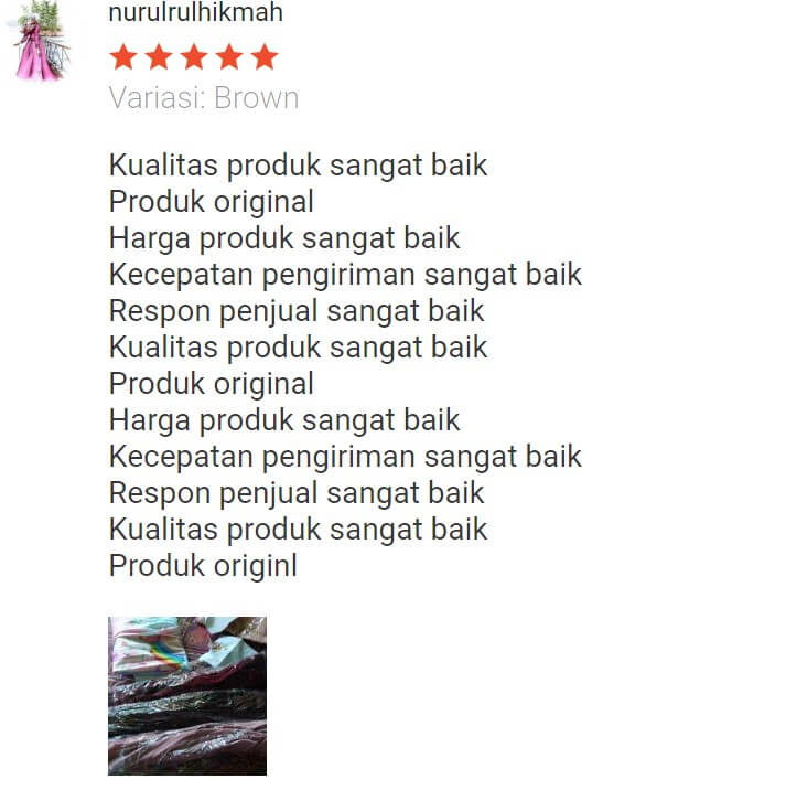 kalung Cantik