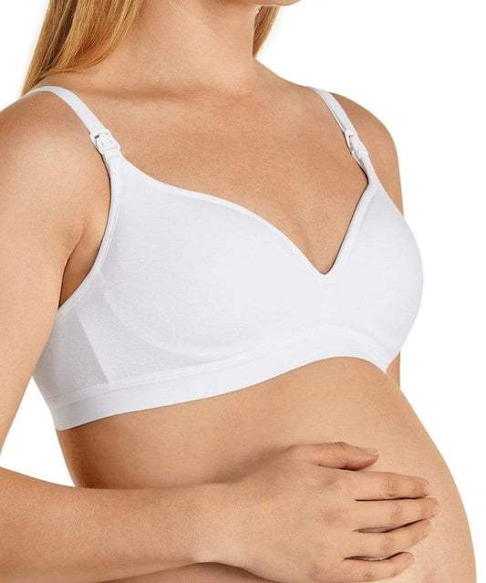 Berlei Barely There Cotton Rich Maternity Wire-free Bra - Black - Curvy