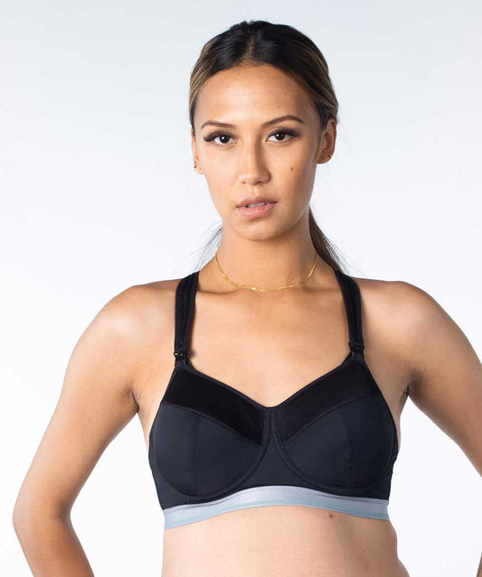 Cadenshae Ultimate High-Impact Nursing Sports Bra in Confetti