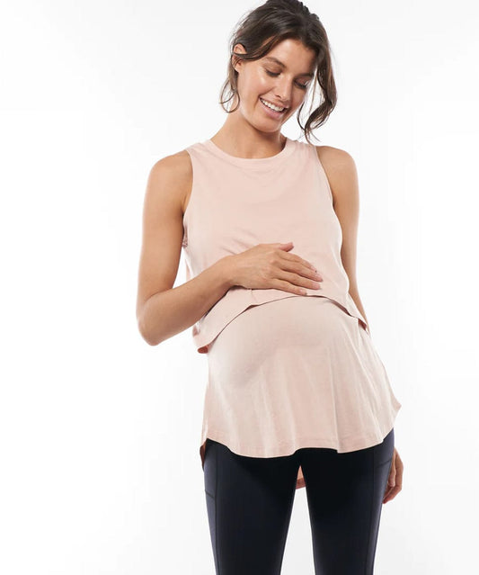 Toffee Seamless Nursing Tank