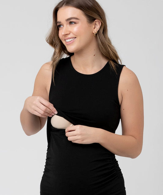 Organic Nursing Top Black